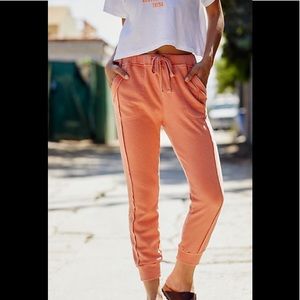 Free People Work It Out Jogger Orange